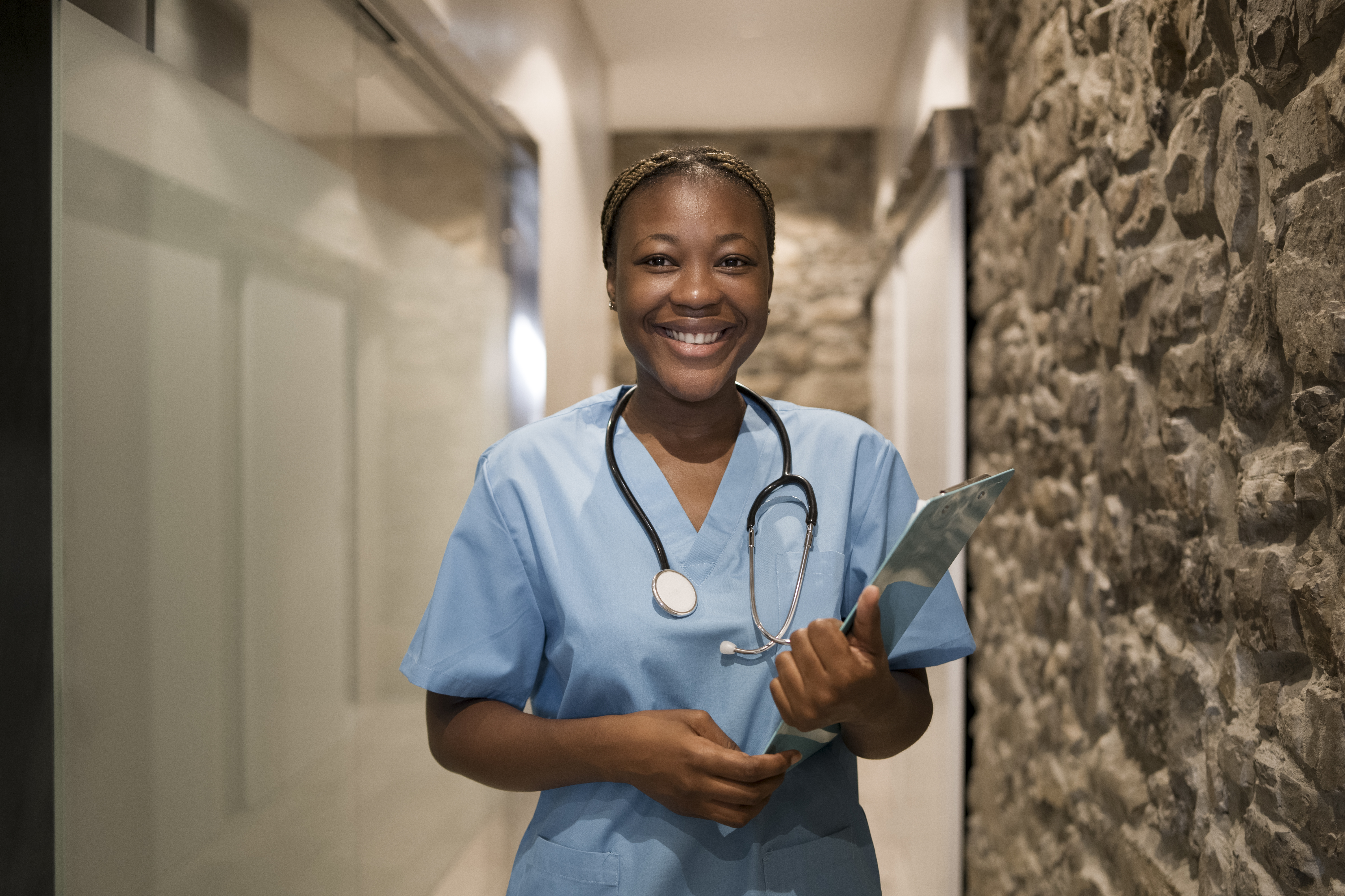 Healthcare professional background
